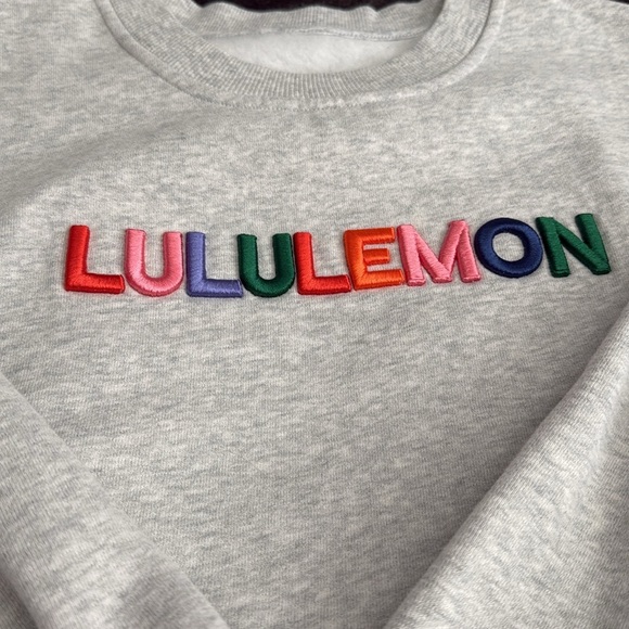 Lululemon Graphic Perfectly Oversized Fleece Crew - Picture 3 of 6